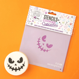 Stencil per biscotti a forma di zucca di Halloween