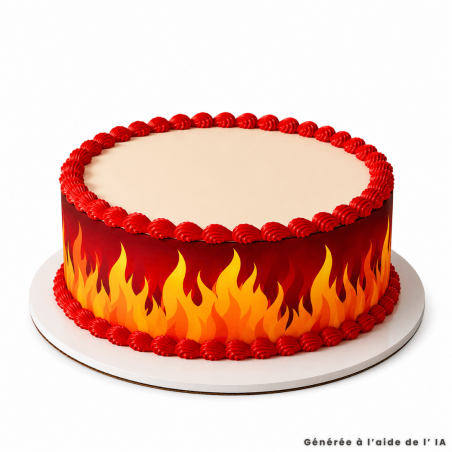 Schema per torta a fiamma