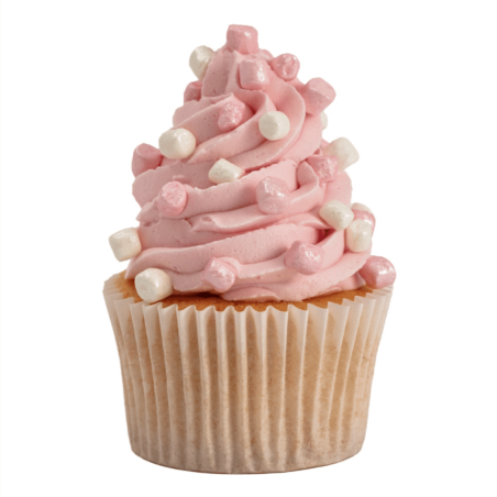 cupcake decorativo marshmallow croccante PME