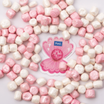 Zuccherini di marshmallow rosa e bianchi PME