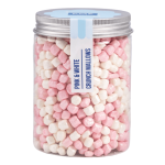 mini marshmallow croccanti rosa e bianchi
