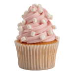 cupcake decor mini marshmallow crunchy blancs