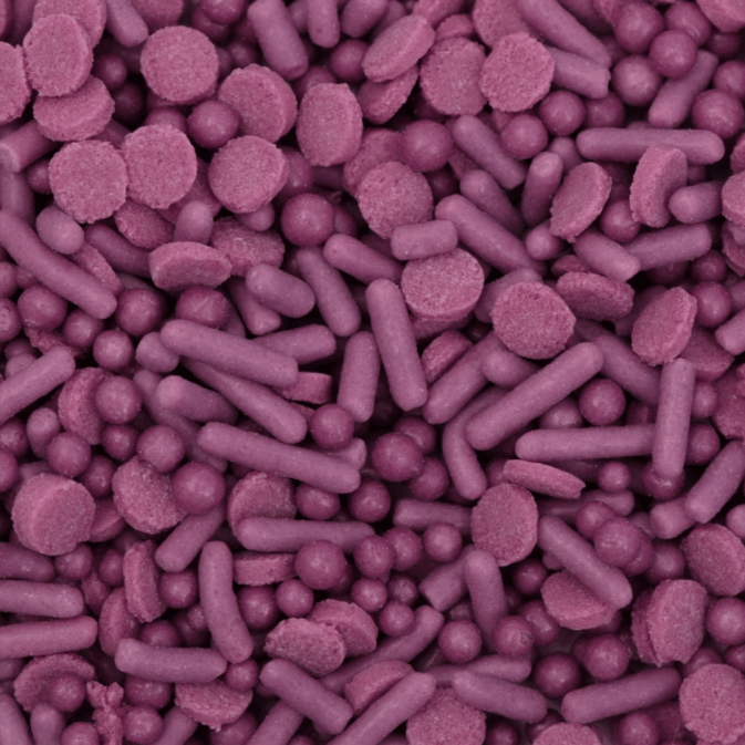 mix di zuccherini violette torta pme