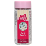 Perline di zucchero blu e bianche per torte a tema baby shower - 60 g