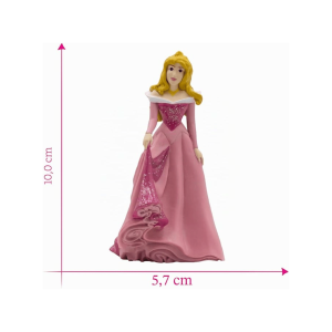 Figura per torta principessa Aurora in plastica