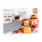 Kit per piastra per waffle con ricetta