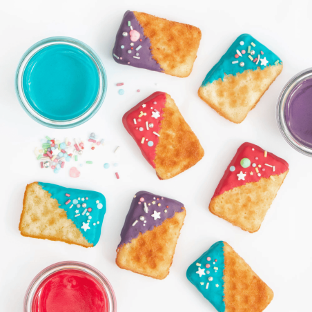 mini waffle decorati