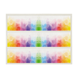Contorno di torta colorata