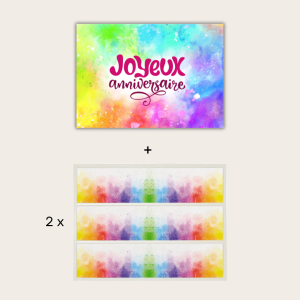 Kit decorazione torta di compleanno A4