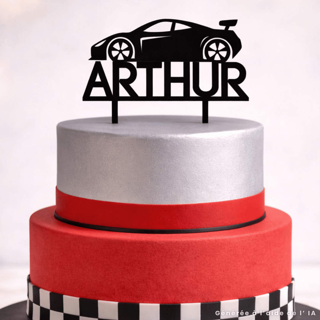 Cake Topper auto da personalizzare