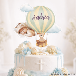 Topper per mongolfiera da personalizzare