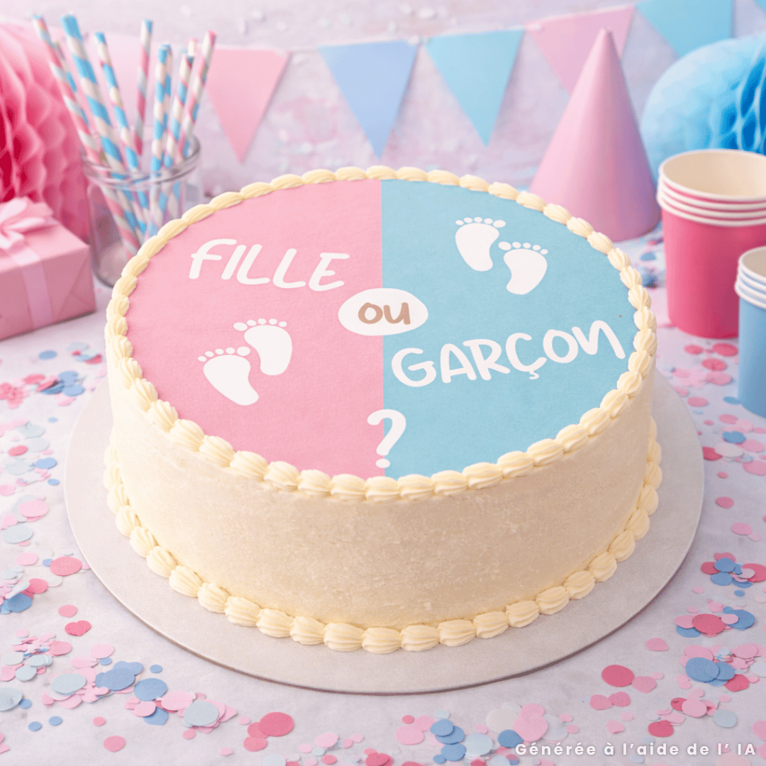 Disco torta per baby shower 20 cm