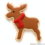 Tagliabiscotti con renna - Natale
