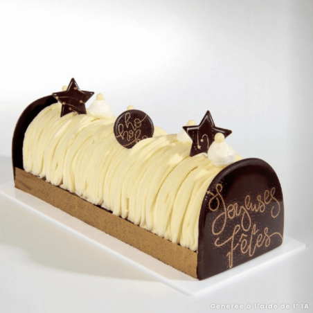 Terminali per tronchetto di Natale al cioccolato - set da 2
