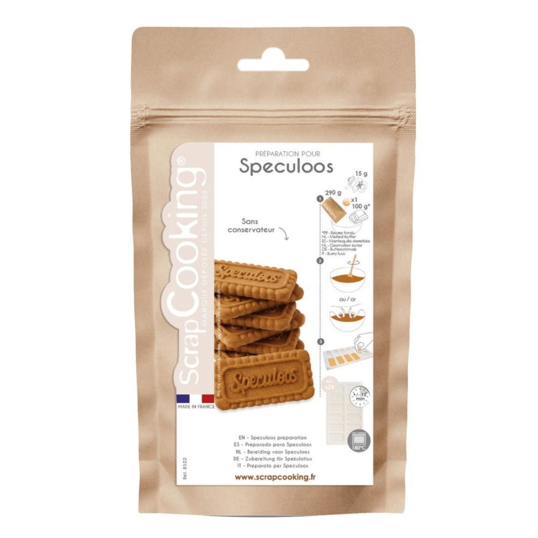 preparato in polvere per biscotti speculoos scrapcoking