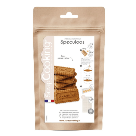 preparato in polvere per biscotti speculoos scrapcoking