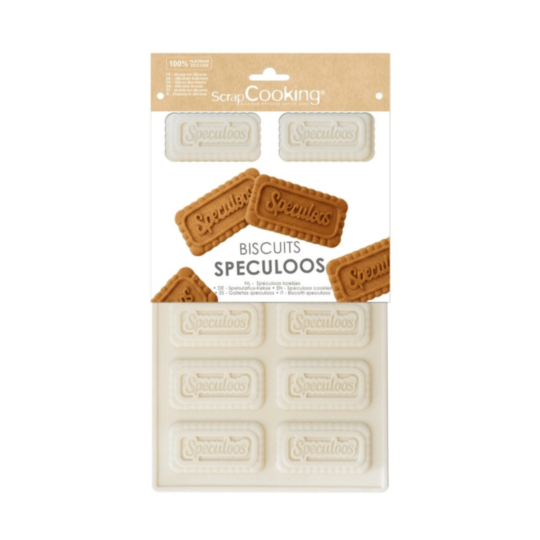 Stampo in silicone Scrapcoking per biscotti speculoos fatti in casa