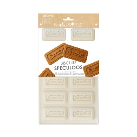 Stampo in silicone Scrapcoking per biscotti speculoos fatti in casa