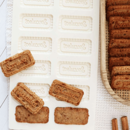 Stampo scrapcooking in silicone per biscotti speculoos