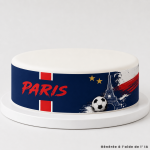 Contorno della torta del calcio di Parigi