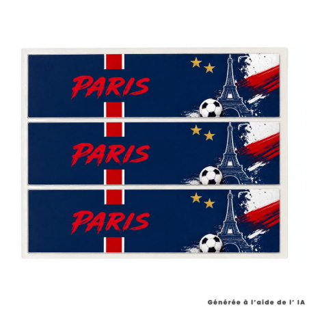 Contorno della torta del calcio di Parigi
