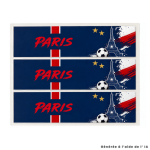 Contorno della torta del calcio di Parigi