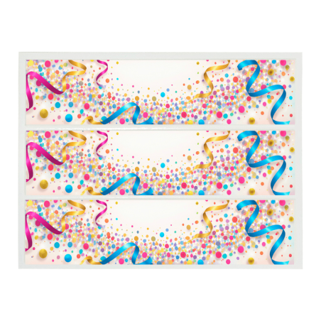 Contorno per torta di zucchero - Fantasia Confetti