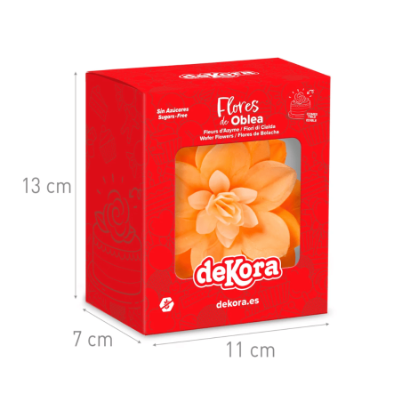 Ninfea in carta di riso per decorazione torte Dekora
