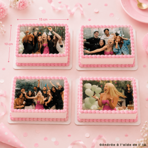 Foglio commestibile personalizzato - 4 foto 10x15 cm