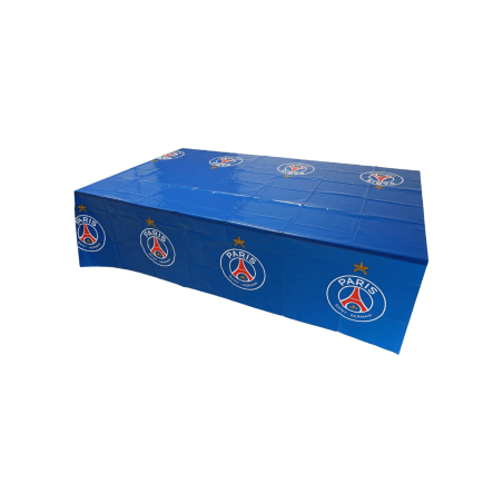 Tovaglia in plastica 180x130 cm per la festa di compleanno della squadra di calcio del PSG.