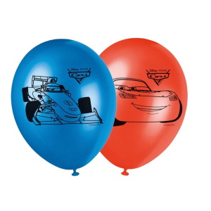 6 Palloncini compleanno Cars - Decorazione compleanno