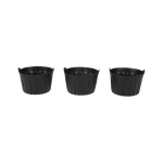 Set di 3 stampi rotondi in silicone per friggitrice ad aria da 8 cm