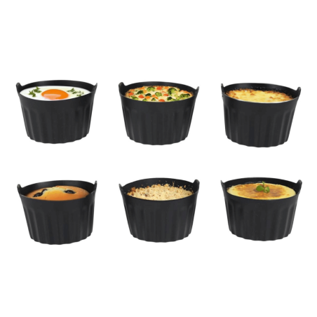 Stampi in silicone per muffin e piatti individuali per friggitrice ad aria