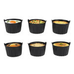 Stampi in silicone per muffin e piatti individuali per friggitrice ad aria