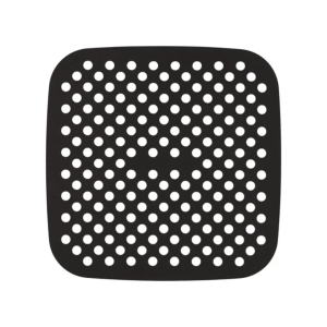 2 tappetini da cottura riutilizzabili per friggitrice ad aria 21x21 cm