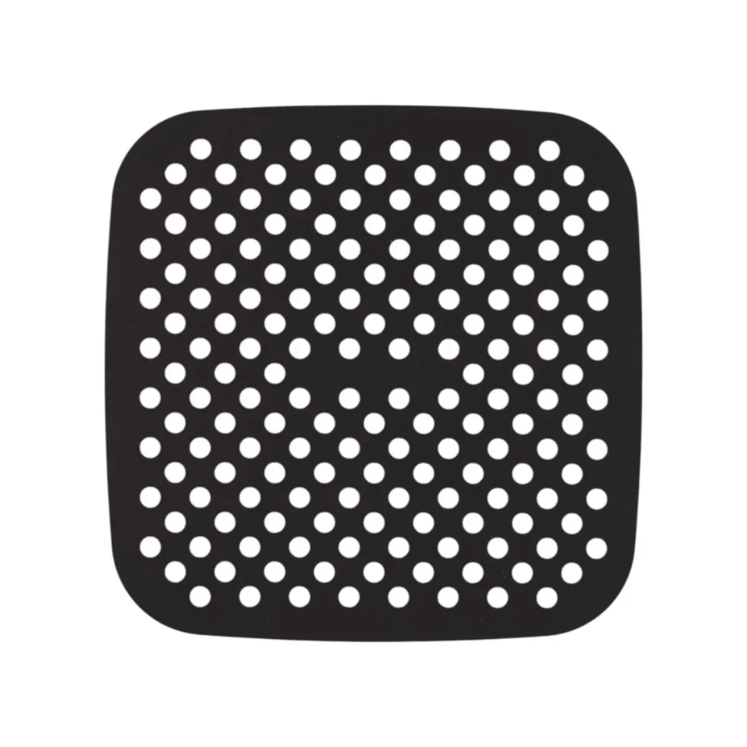 2 tappetini da cottura riutilizzabili per friggitrice ad aria 21x21 cm