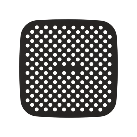2 tappetini da cottura riutilizzabili per friggitrice ad aria 21x21 cm
