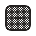2 tappetini da cottura riutilizzabili per friggitrice ad aria 21x21 cm