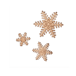 Fiocchi di neve in bronzo - 12 pezzi