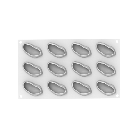 Stampo silicone trompe l'oeil pistacchio x12 - Silikomart