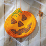 torta di zucca decorata