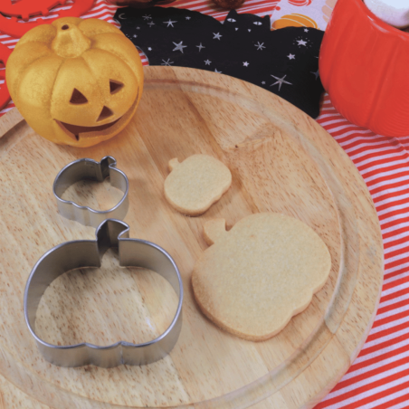 Biscotti di Halloween a forma di zucca, set da asporto
