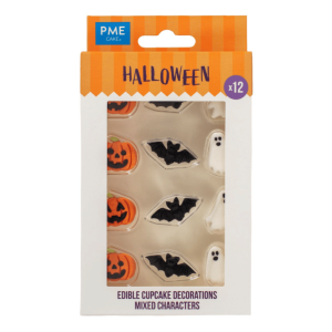 Decorazioni di zucchero per Halloween: zucca, fantasma e pipistrello