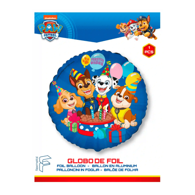 Palloncino di compleanno di Paw Patrol