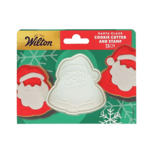 Tagliabiscotti a forma di testa di Babbo Natale Wilton