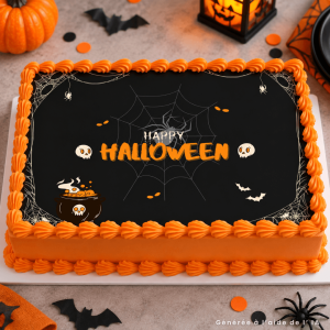 Decorazione commestibile per torta di Halloween