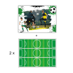 Kit personalizzato per decorare la torta a tema calcio