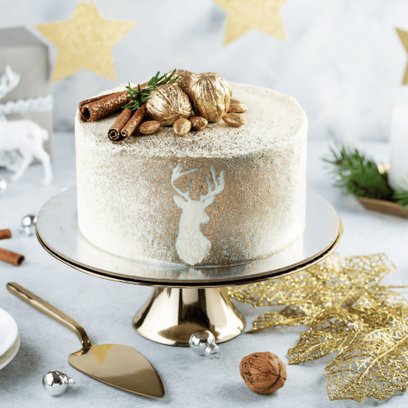 glitter dorato commestibile per torte glitterate chic