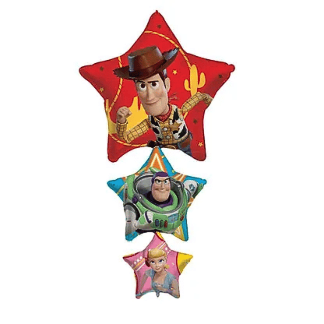 Palloncino gigante di compleanno a tema Toy Story in alluminio