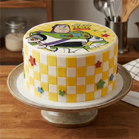 Decorazione per torta a tema Buzz Lightyear di Toy Story